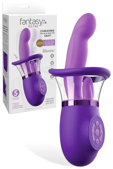 Pipedream Ultimate Pleasure Pro Plus 9.5" G Spot, Clitoral & Suctio...